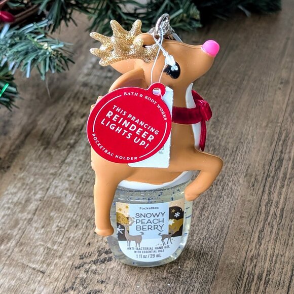 🦌 Bath & Body Works Reindeer PocketBac Holder NWT - Picture 3 of 4